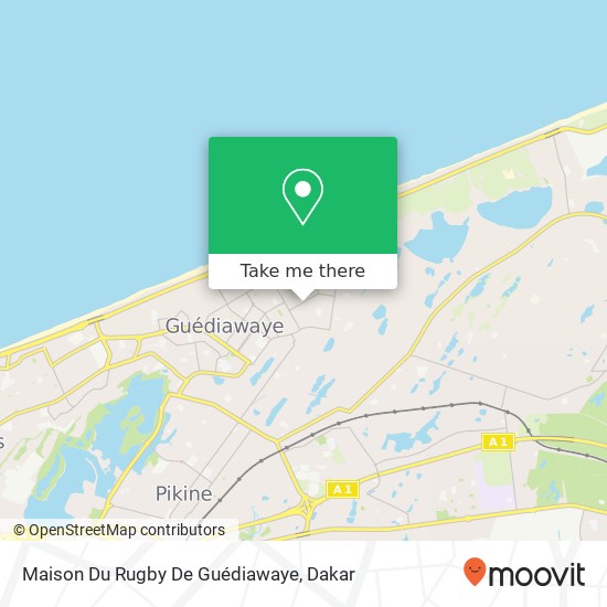 Maison Du Rugby De Guédiawaye map