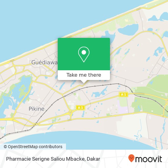 Pharmacie Serigne Saliou Mbacke map