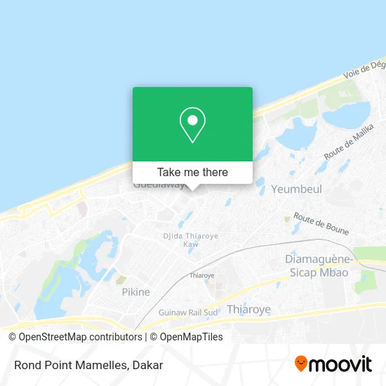 Rond Point Mamelles map