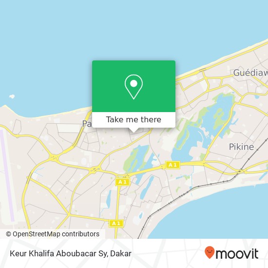 Keur Khalifa Aboubacar Sy map