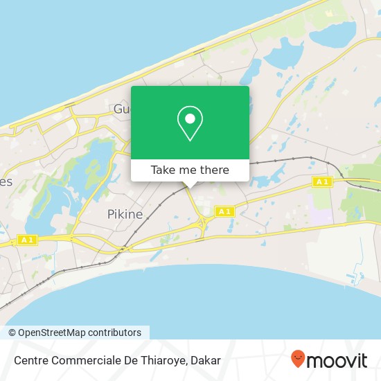 Centre Commerciale De Thiaroye map