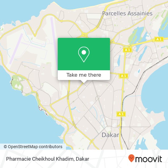 Pharmacie Cheikhoul Khadim map