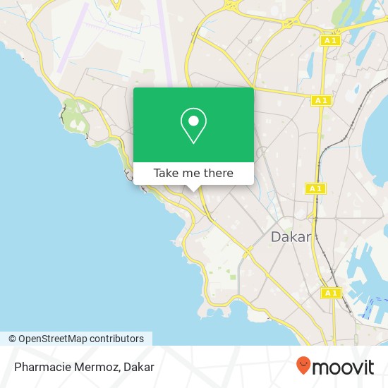 Pharmacie Mermoz map