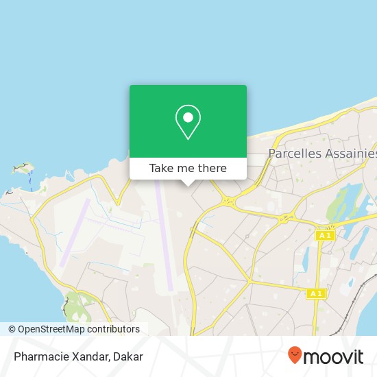 Pharmacie Xandar map