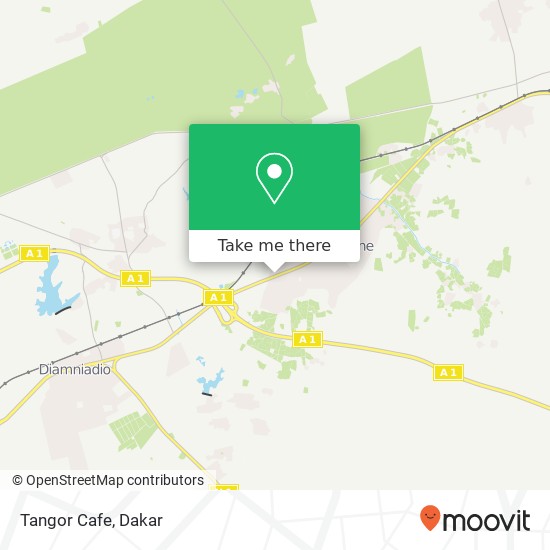 Tangor Cafe map