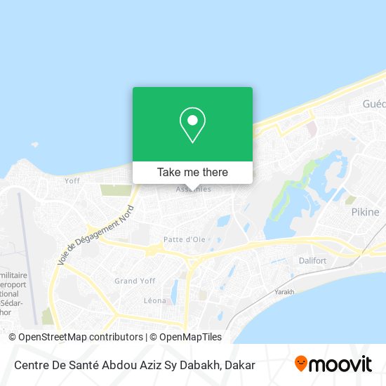 Centre De Santé Abdou Aziz Sy Dabakh map