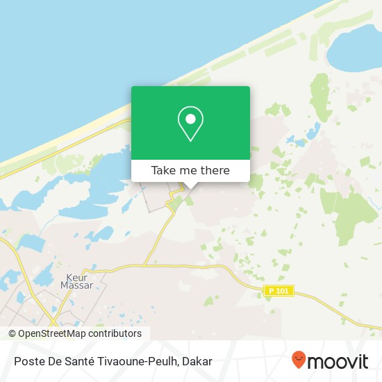 Poste De Santé Tivaoune-Peulh map