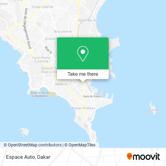 Espace Auto map