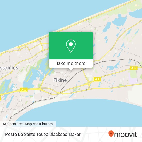Poste De Santé Touba Diacksao map