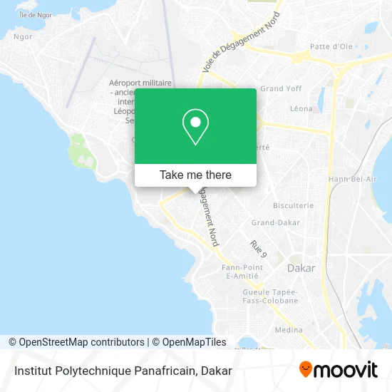 Institut Polytechnique Panafricain map