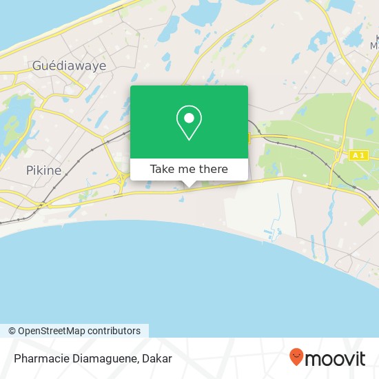Pharmacie Diamaguene map