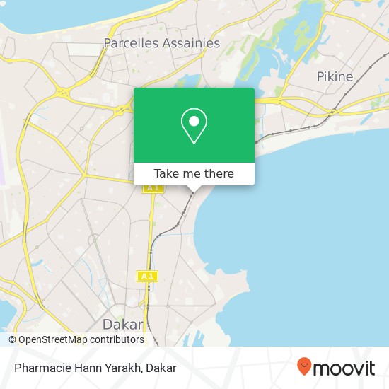 Pharmacie Hann Yarakh map