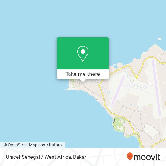 Unicef Senegal / West Africa map