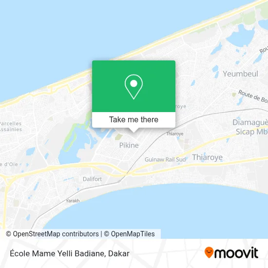 École Mame Yelli Badiane map