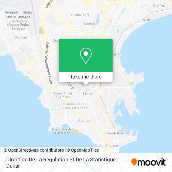 Direction De La Régulation Et De La Statistique map