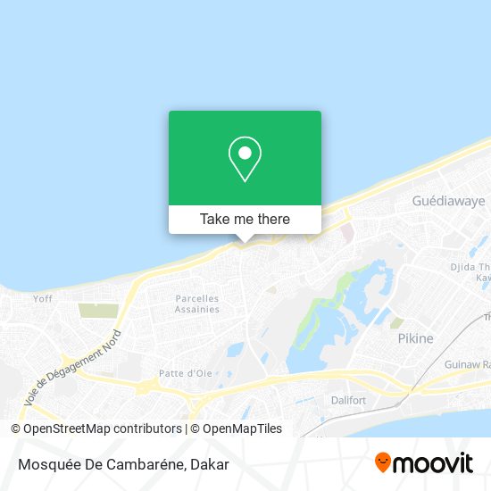 Mosquée De Cambaréne map