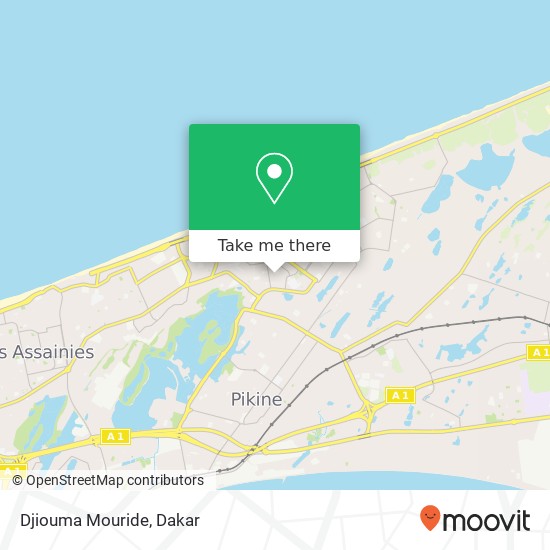 Djiouma Mouride map