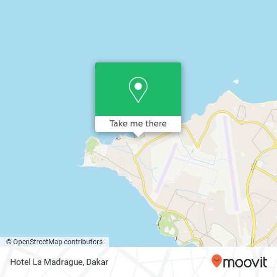 Hotel La Madrague map