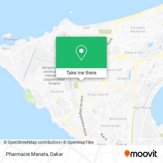 Pharmacie Manata map