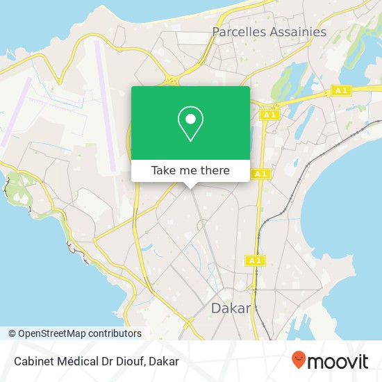 Cabinet Médical Dr Diouf map