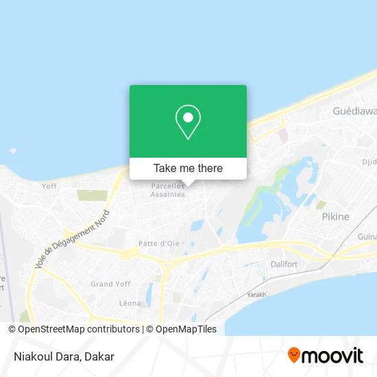 Niakoul Dara map