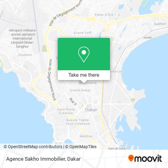 Agence Sakho Immobilier map