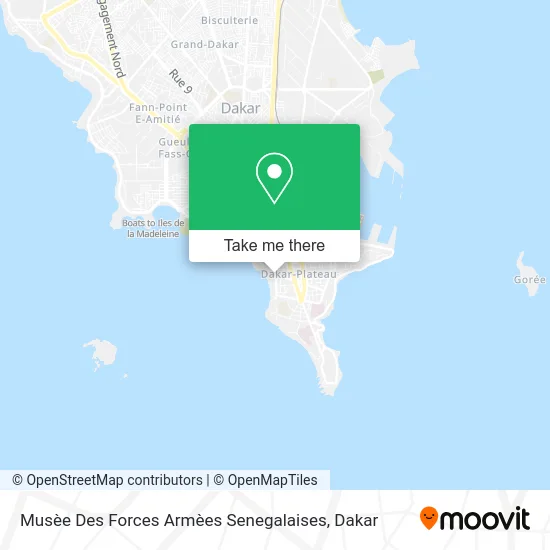Musèe Des Forces Armèes Senegalaises map