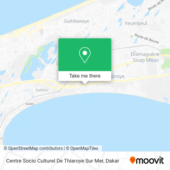 Centre Socio Culturel De Thiaroye Sur Mer map