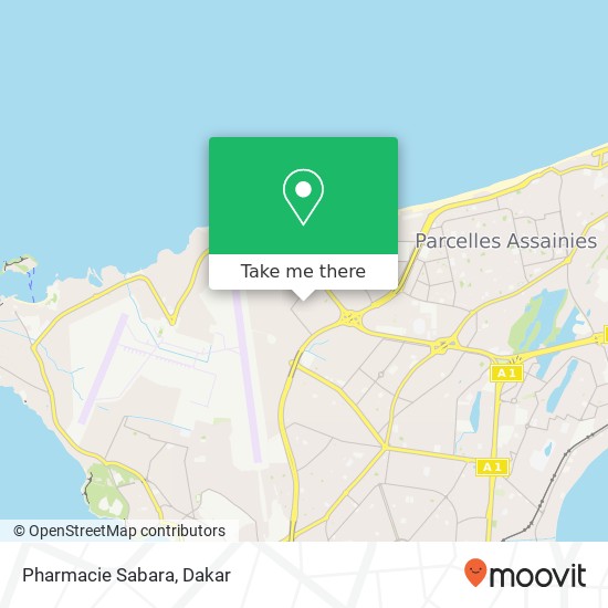 Pharmacie Sabara map
