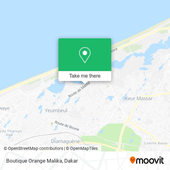 Boutique Orange Malika map