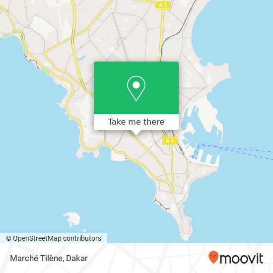 Marché Tilène map