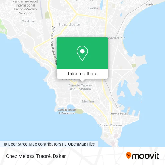 Chez Meissa Traoré map
