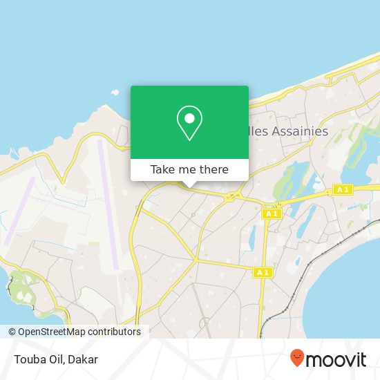 Touba Oil map