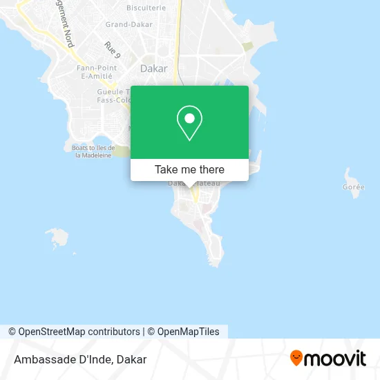 Ambassade D'Inde map