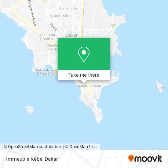 Immeuble Kébé map