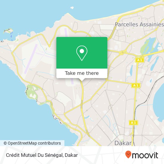Crédit Mutuel Du Sénégal map