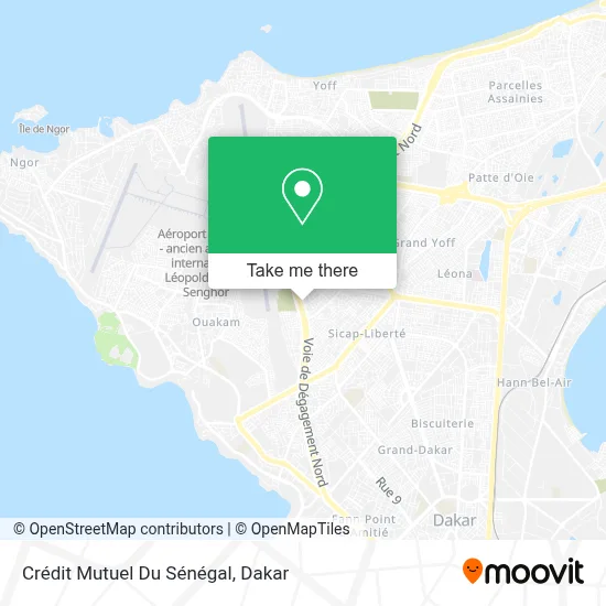 Crédit Mutuel Du Sénégal map