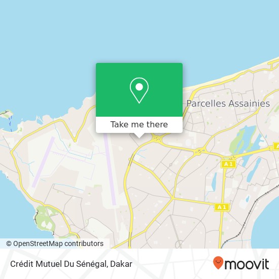 Crédit Mutuel Du Sénégal map