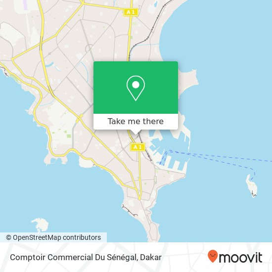 Comptoir Commercial Du Sénégal map