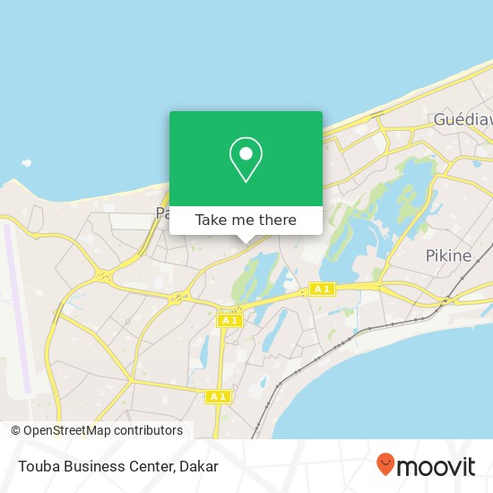 Touba Business Center map