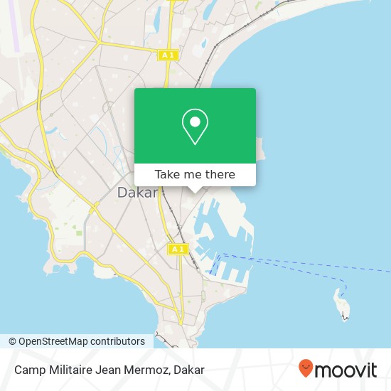 Camp Militaire Jean Mermoz map