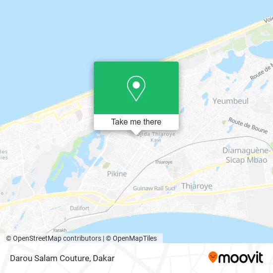 Darou Salam Couture map