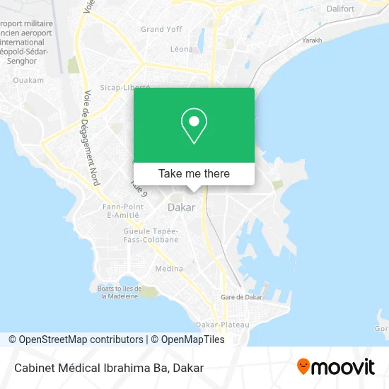 Cabinet Médical Ibrahima Ba map