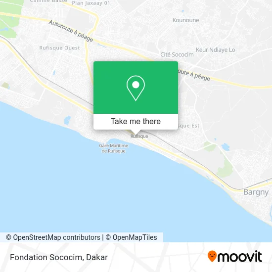 Fondation Sococim map