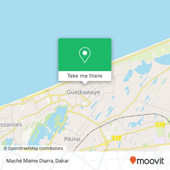 Maché Mame Diarra map