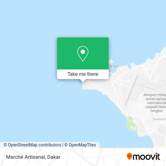 Marché Artisanal map