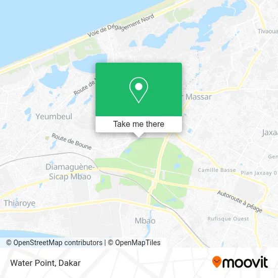 Point D'Eau map