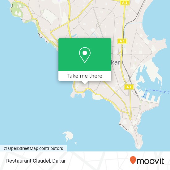 Restaurant Claudel map