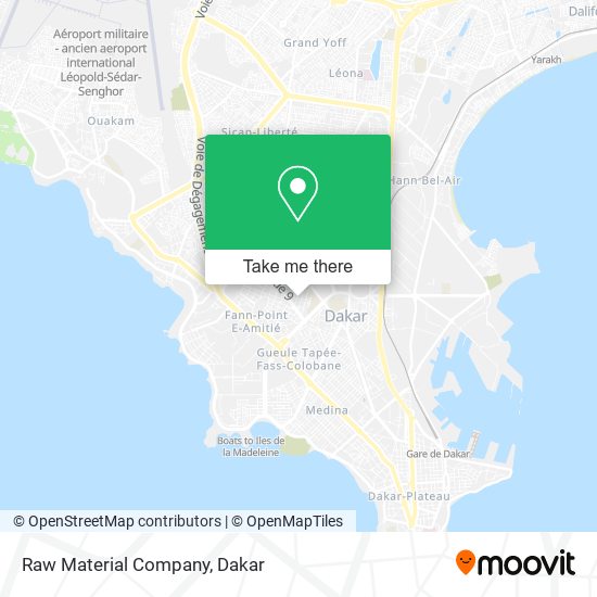 Raw Material Company map