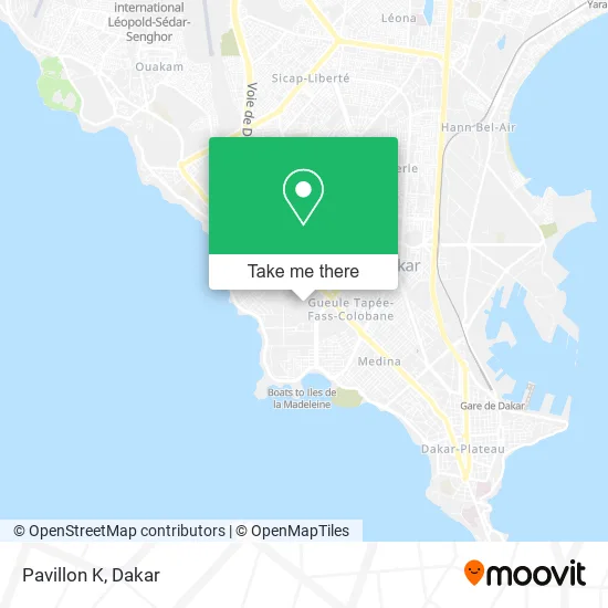 Pavillon K map